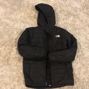 Th North Face Boys X-Large black reversible jacket